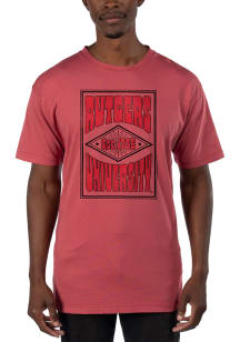 Rutgers Scarlet Knights Red Uscape Garment Dyed Poster Short Sleeve T Shirt