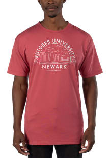 Rutgers Scarlet Knights Red Uscape Garment Dyed Voyager Short Sleeve T Shirt
