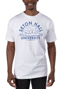 Uscape Seton Hall Pirates White Garment Dyed Short Sleeve T Shirt