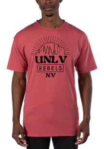Uscape UNLV Runnin Rebels Red Garment Dyed Short Sleeve T Shirt