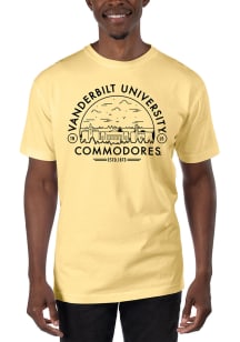 Uscape Vanderbilt Commodores Yellow Garment Dyed Short Sleeve T Shirt