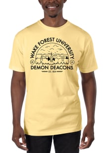 Uscape Wake Forest Demon Deacons Yellow Garment Dyed Short Sleeve T Shirt