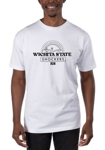 Uscape Wichita State Shockers White Garment Dyed Short Sleeve T Shirt