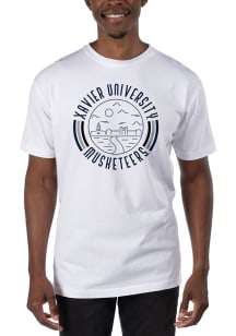 Uscape Xavier Musketeers White Garment Dyed Short Sleeve T Shirt