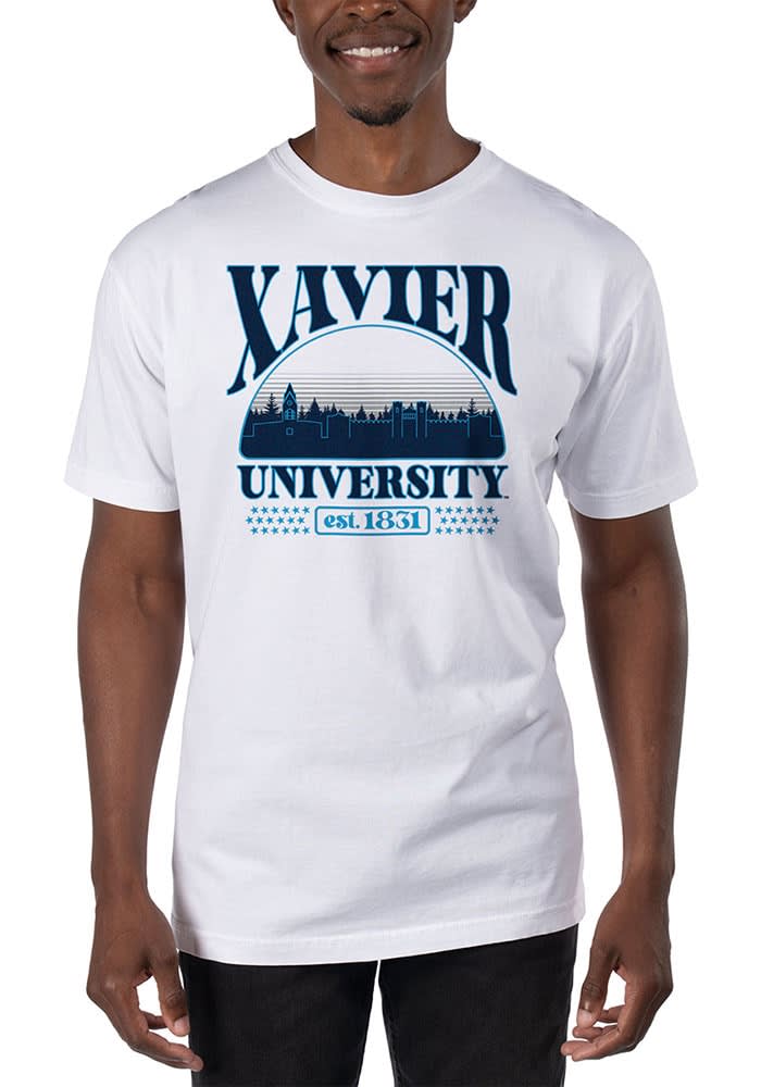 Uscape Xavier Musketeers White Garment Dyed Stars Short Sleeve T Shirt