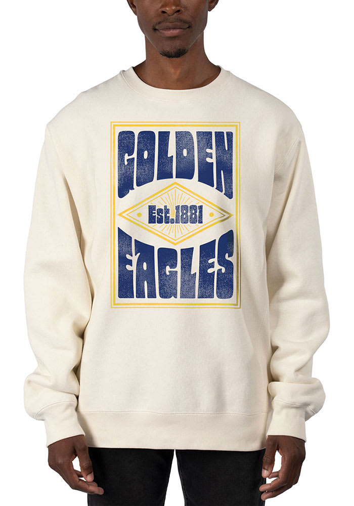 Marquette Golden Eagles Mens White Heavyweight Long Sleeve Crew Sweatshirt
