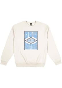 Uscape Old Dominion Monarchs Mens White Heavyweight Poster Long Sleeve Crew Sweatshirt