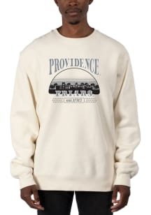 Uscape Providence Friars Mens White Heavyweight Long Sleeve Crew Sweatshirt
