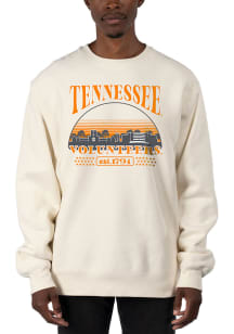 Uscape Tennessee Volunteers Mens White Heavyweight Long Sleeve Crew Sweatshirt