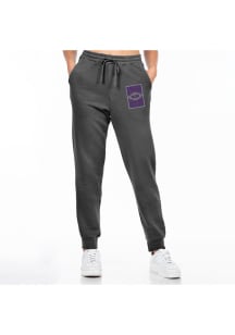 Uscape K-State Wildcats Mens Black Pigment Dyed Sweatpants