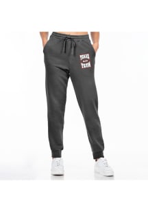 Uscape Texas Tech Red Raiders Mens Black Pigment Dyed Sweatpants