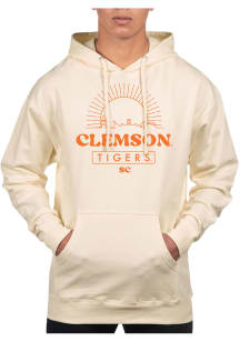 Uscape Clemson Tigers Mens White Pullover Long Sleeve Hoodie