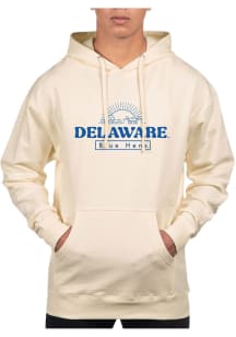 Uscape Delaware Fightin' Blue Hens Mens White Pullover Long Sleeve Hoodie
