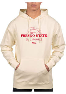 Uscape Fresno State Bulldogs Mens White Pullover Long Sleeve Hoodie