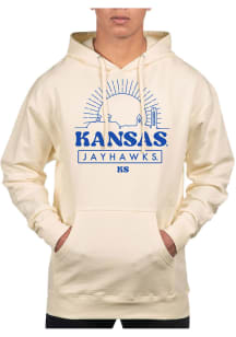 Uscape Kansas Jayhawks Mens White Pullover Long Sleeve Hoodie