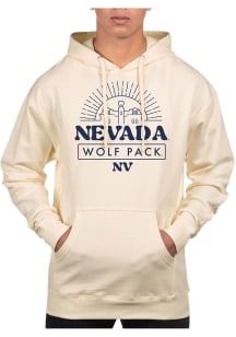 Uscape Nevada Wolf Pack Mens White Pullover Long Sleeve Hoodie