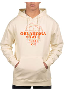 Uscape Oklahoma State Cowboys Mens White Pullover Long Sleeve Hoodie