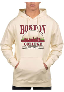 Uscape Boston College Eagles Mens White Pullover Long Sleeve Hoodie