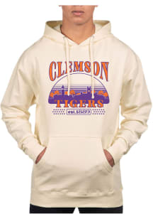 Uscape Clemson Tigers Mens White Pullover Long Sleeve Hoodie