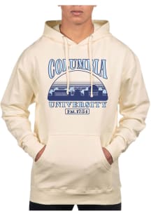 Uscape Columbia College Cougars Mens White Pullover Long Sleeve Hoodie