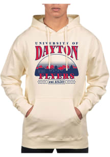Uscape Dayton Flyers Mens White Pullover Long Sleeve Hoodie