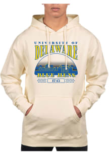 Uscape Delaware Fightin' Blue Hens Mens White Pullover Long Sleeve Hoodie