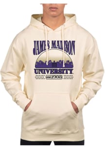 Uscape James Madison Dukes Mens White Pullover Long Sleeve Hoodie