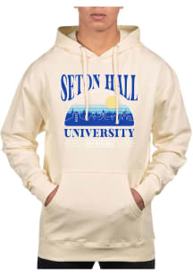 Uscape Seton Hall Pirates Mens White Pullover Long Sleeve Hoodie