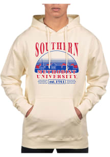 Uscape SMU Mustangs Mens White Pullover Long Sleeve Hoodie
