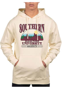 Uscape Southern Illinois Salukis Mens White Pullover Long Sleeve Hoodie