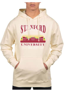 Uscape Stanford Cardinal Mens White Pullover Long Sleeve Hoodie