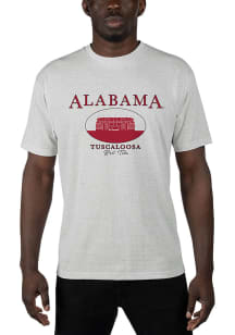 Uscape Alabama Crimson Tide Grey Renew Recycled Sustainable Short Sleeve T Shirt