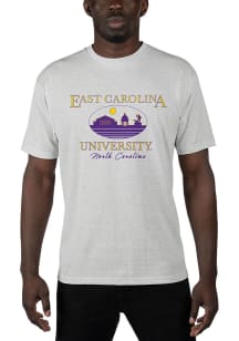 Uscape East Carolina Pirates Grey Renew Recycled Sustainable Short Sleeve T Shirt