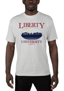 Uscape Liberty Flames Grey Renew Recycled Sustainable Short Sleeve T Shirt