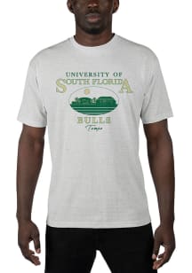 Uscape South Florida Bulls Grey Renew Recycled Sustainable Short Sleeve T Shirt