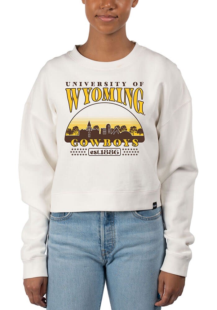Wyoming US States Women's Crew Neck Sweatshirt