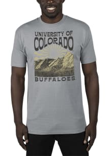 Uscape Colorado Buffaloes Grey Renew Recycled Sustainable Short Sleeve T Shirt