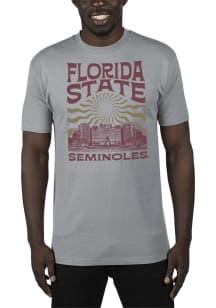 Uscape Florida State Seminoles Grey Renew Recycled Sustainable Short Sleeve T Shirt
