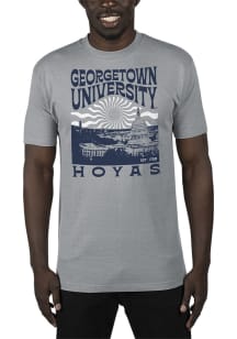 Uscape Georgetown Hoyas Grey Renew Recycled Sustainable Short Sleeve T Shirt