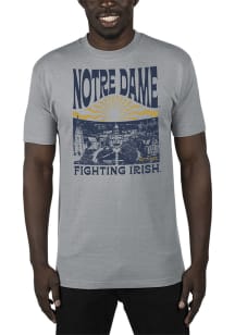 Uscape Notre Dame Fighting Irish Grey Renew Recycled Sustainable Short Sleeve T Shirt