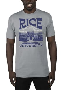 Uscape Rice Owls Grey Renew Recycled Sustainable Short Sleeve T Shirt