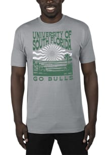 Uscape South Florida Bulls Grey Renew Recycled Sustainable Short Sleeve T Shirt