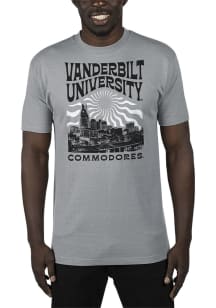 Uscape Vanderbilt Commodores Grey Renew Recycled Sustainable Short Sleeve T Shirt
