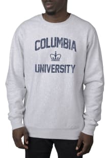 Uscape Columbia College Cougars Mens Grey Premium Heavyweight Long Sleeve Crew Sweatshirt