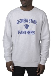 Uscape Georgia State Panthers Mens Grey Premium Heavyweight Long Sleeve Crew Sweatshirt
