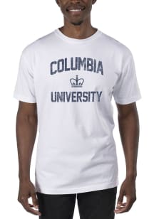 Uscape Columbia College Cougars White Garment Dyed Short Sleeve T Shirt