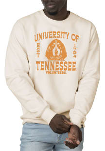 Uscape Tennessee Volunteers Mens White Premium Heavyweight Long Sleeve Crew Sweatshirt