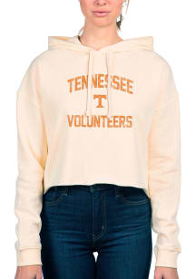 Uscape Tennessee Volunteers Womens White Crop Hooded Sweatshirt