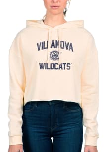 Uscape Villanova Wildcats Womens White Crop Hooded Sweatshirt