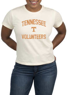 Uscape Tennessee Volunteers Womens White Vintage Logo Short Sleeve T-Shirt